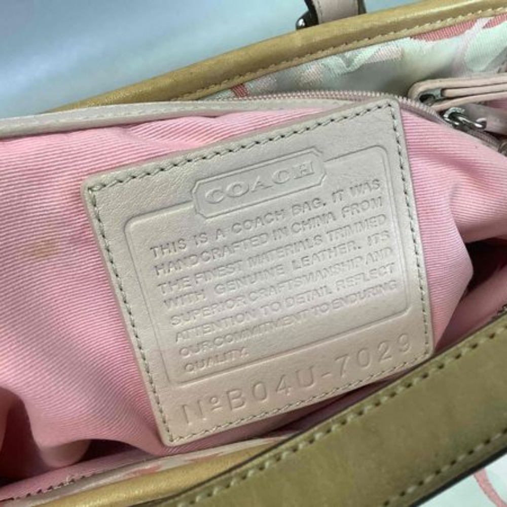 Coach Purse-Signature Jacquard Doctor's Bag, w/COA - Picture 4 of 6